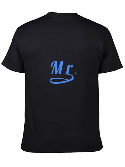 Mr. Graphic Black T-Shirt - Casual Comfort
