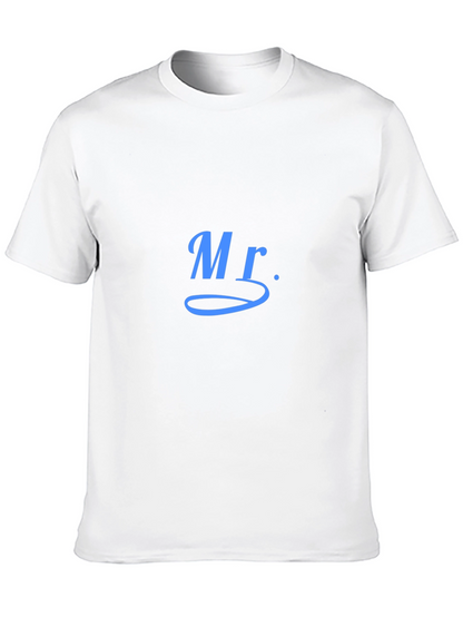 Mr. Graphic Black T-Shirt - Casual Comfort
