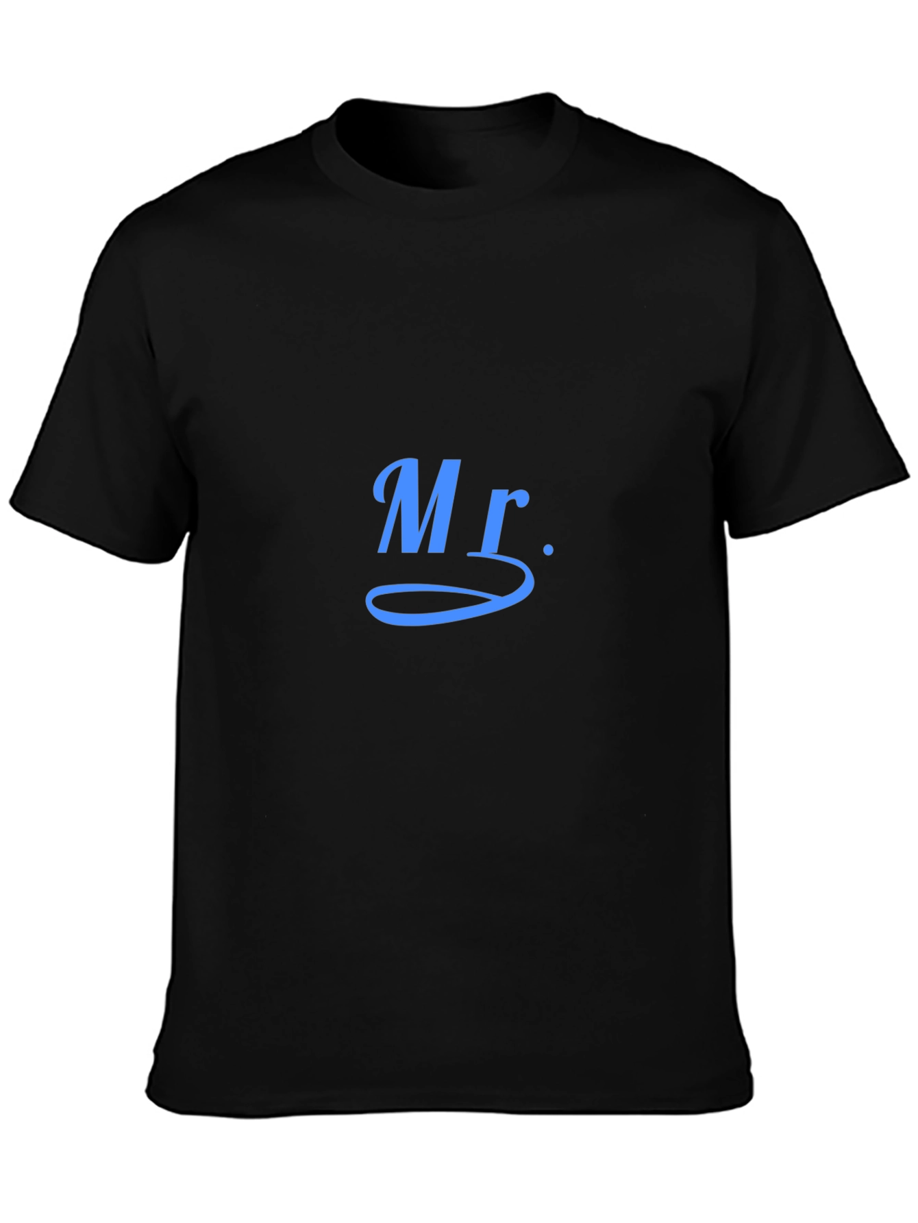 Mr. Graphic Black T-Shirt - Casual Comfort