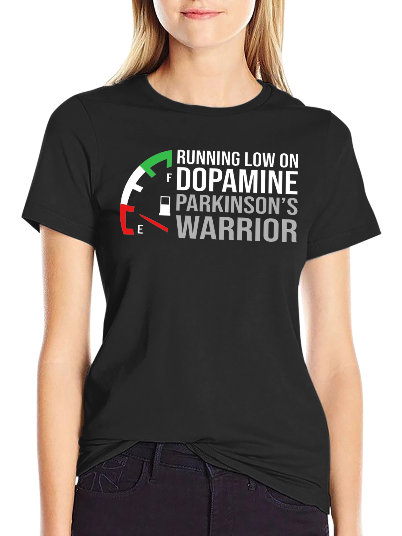Dopamine Parkinsons Warrior Graphic T-Shirt