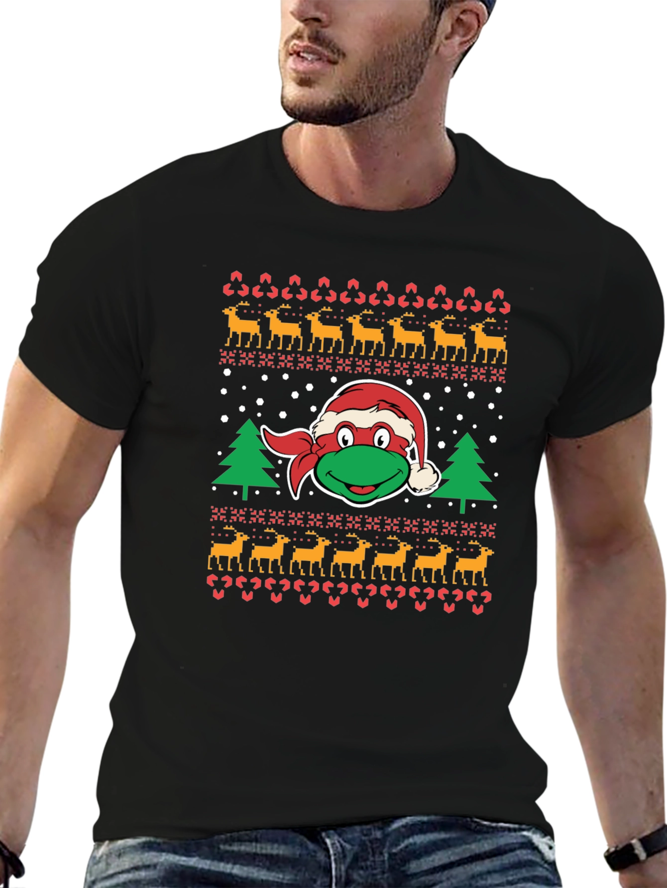 TMNT Ugly Christmas Sweater T-Shirt