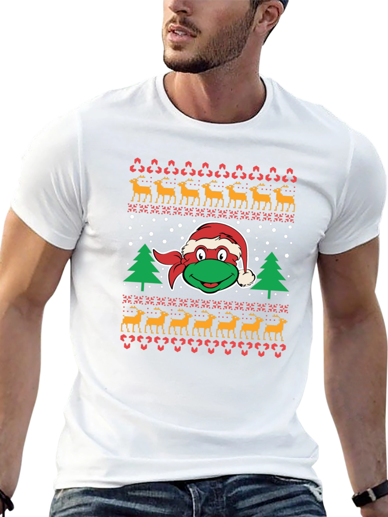 TMNT Ugly Christmas Sweater T-Shirt
