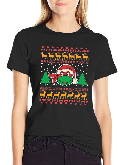 TMNT Ugly Christmas Sweater T-Shirt