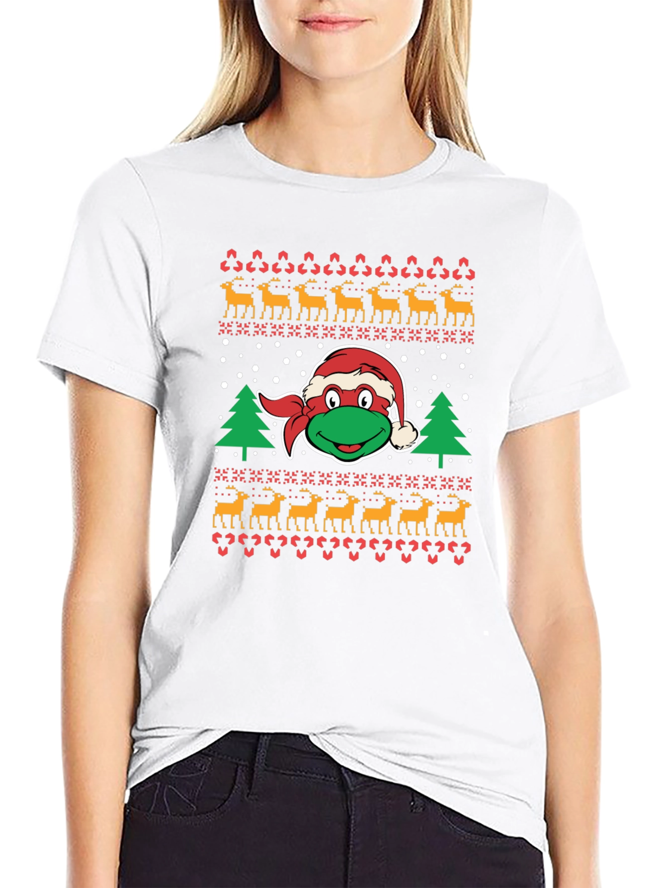 TMNT Ugly Christmas Sweater T-Shirt