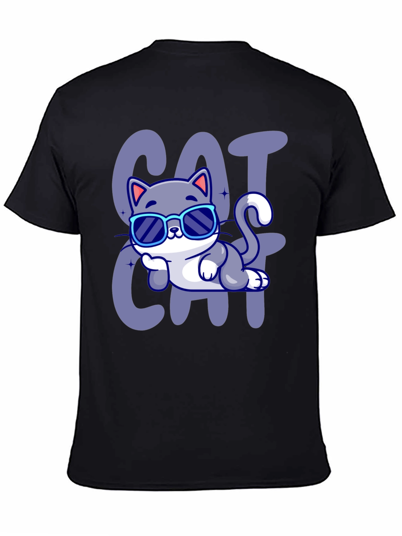 Cool Cat Cartoon T-Shirt