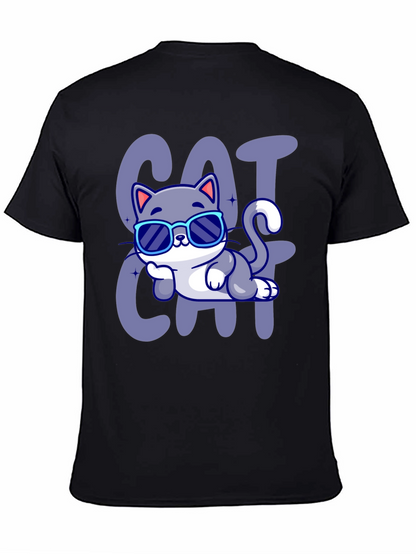 Cool Cat Cartoon T-Shirt