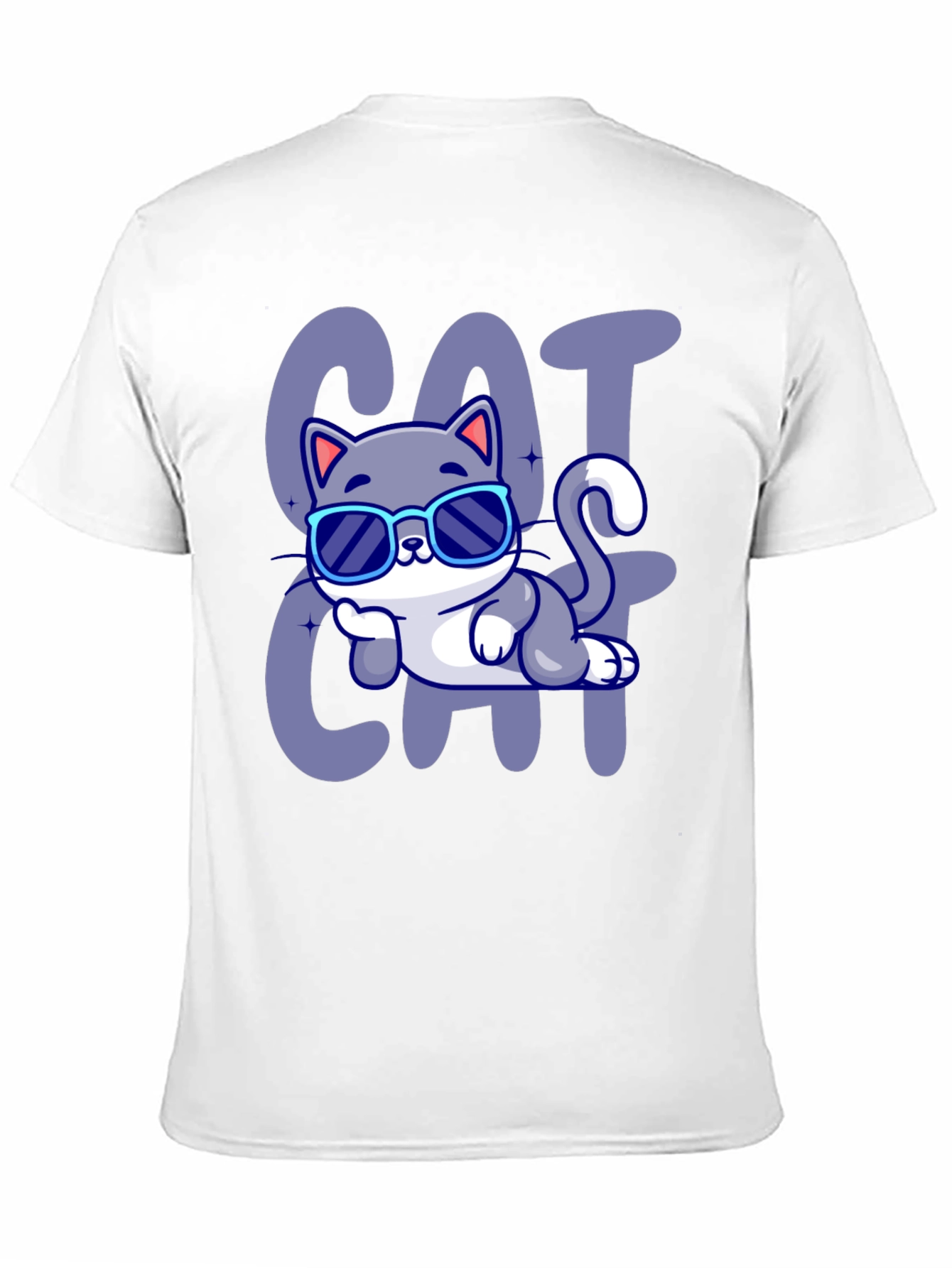 Cool Cat Cartoon T-Shirt