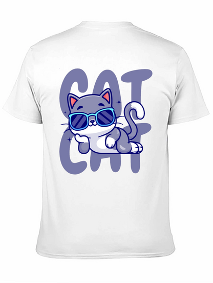 Cool Cat Cartoon T-Shirt