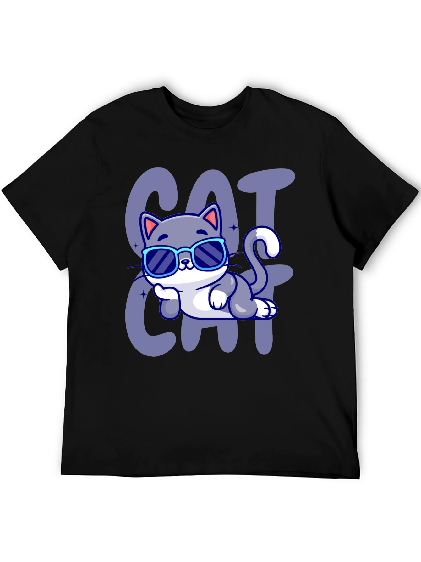 Cool Cat Cartoon T-Shirt