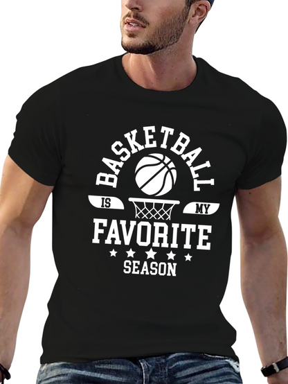 Basketball Is My Favorite Season Graphic T-Shirt
