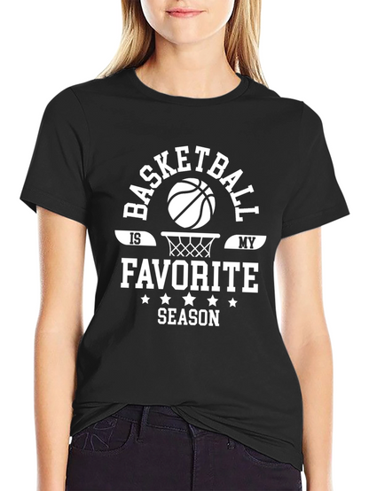 Basketball Is My Favorite Season Graphic T-Shirt