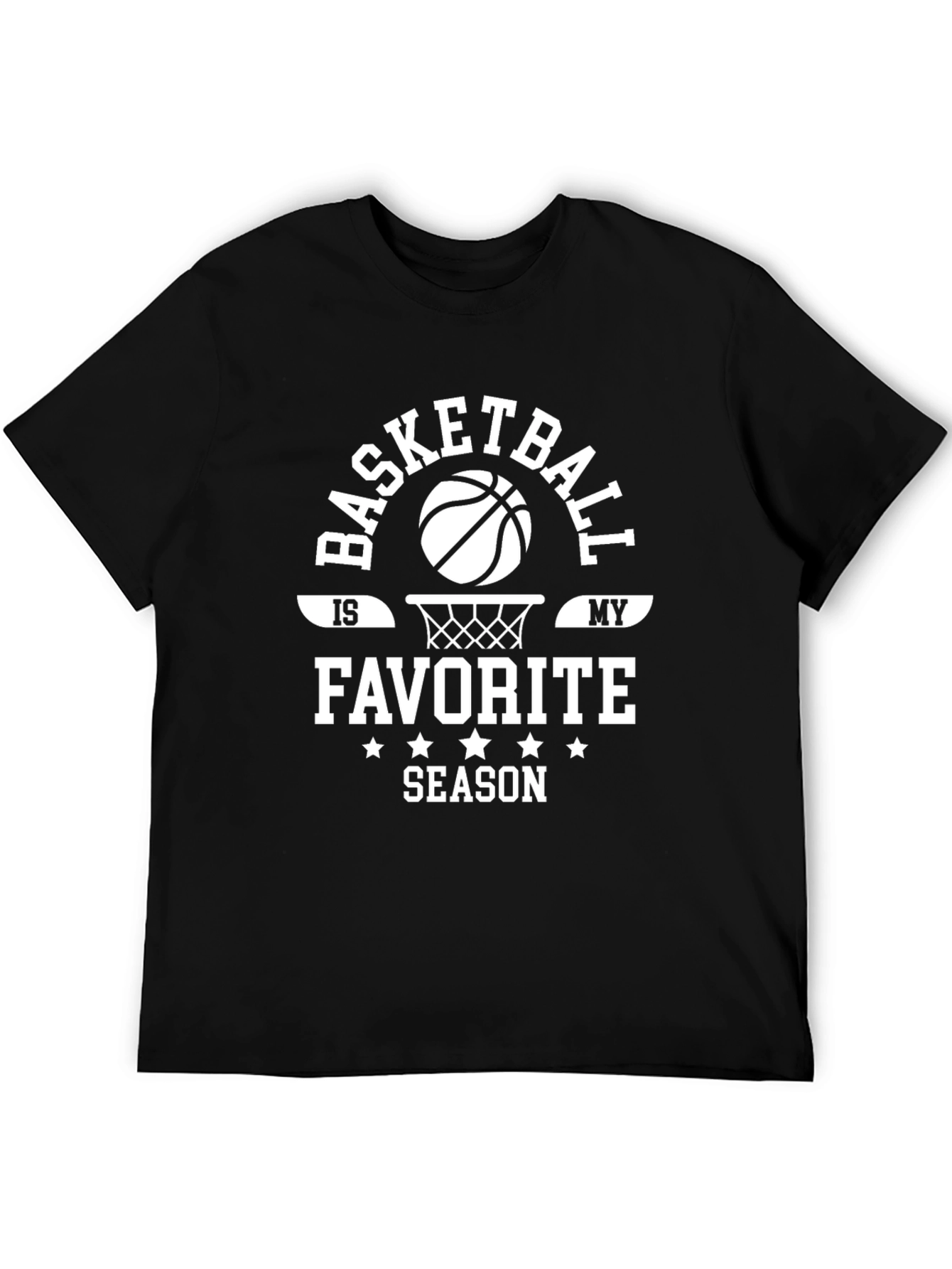 Basketball Is My Favorite Season Graphic T-Shirt