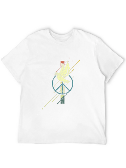 Dove & Peace Sign Graphic Tee