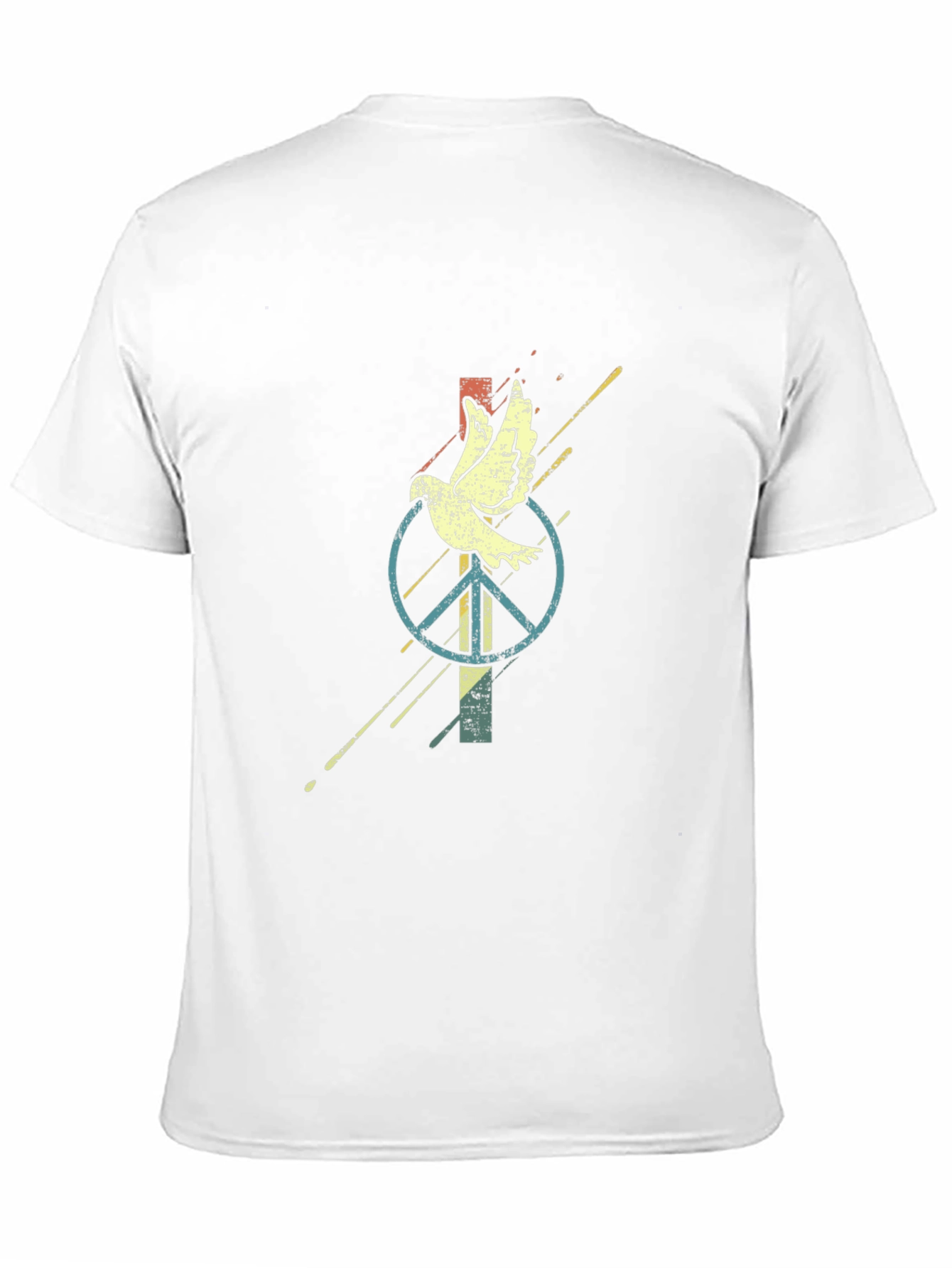 Dove & Peace Sign Graphic Tee