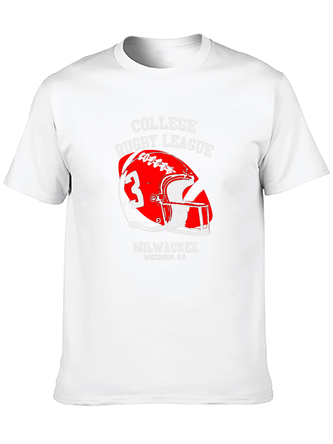 College Rugby League Graphic T-Shirt