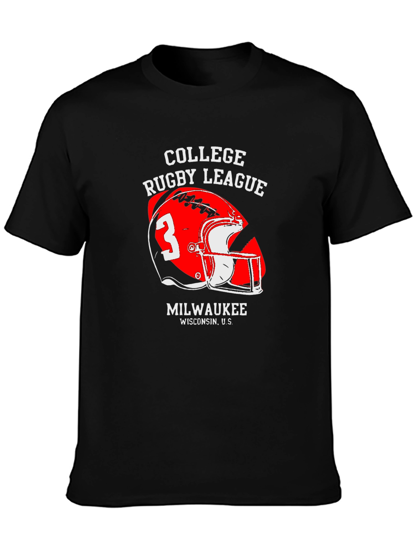 College Rugby League Graphic T-Shirt