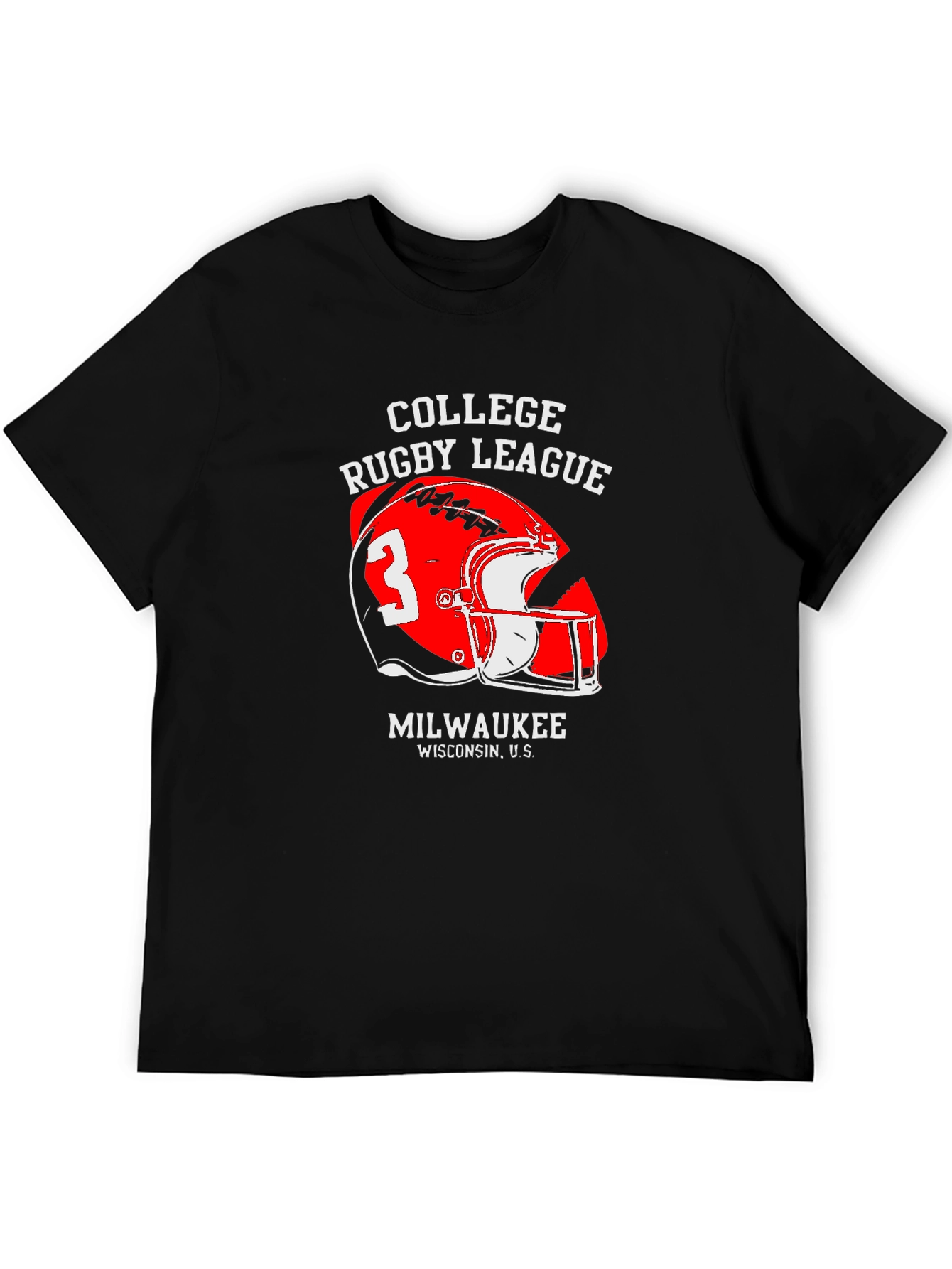 College Rugby League Graphic T-Shirt