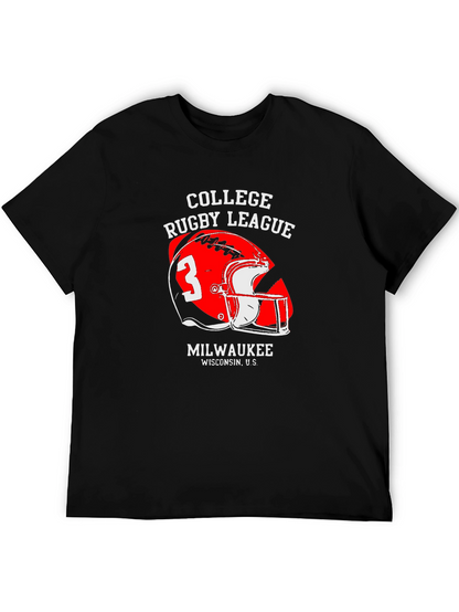 College Rugby League Graphic T-Shirt