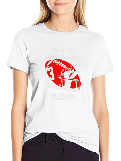 College Rugby League Graphic T-Shirt