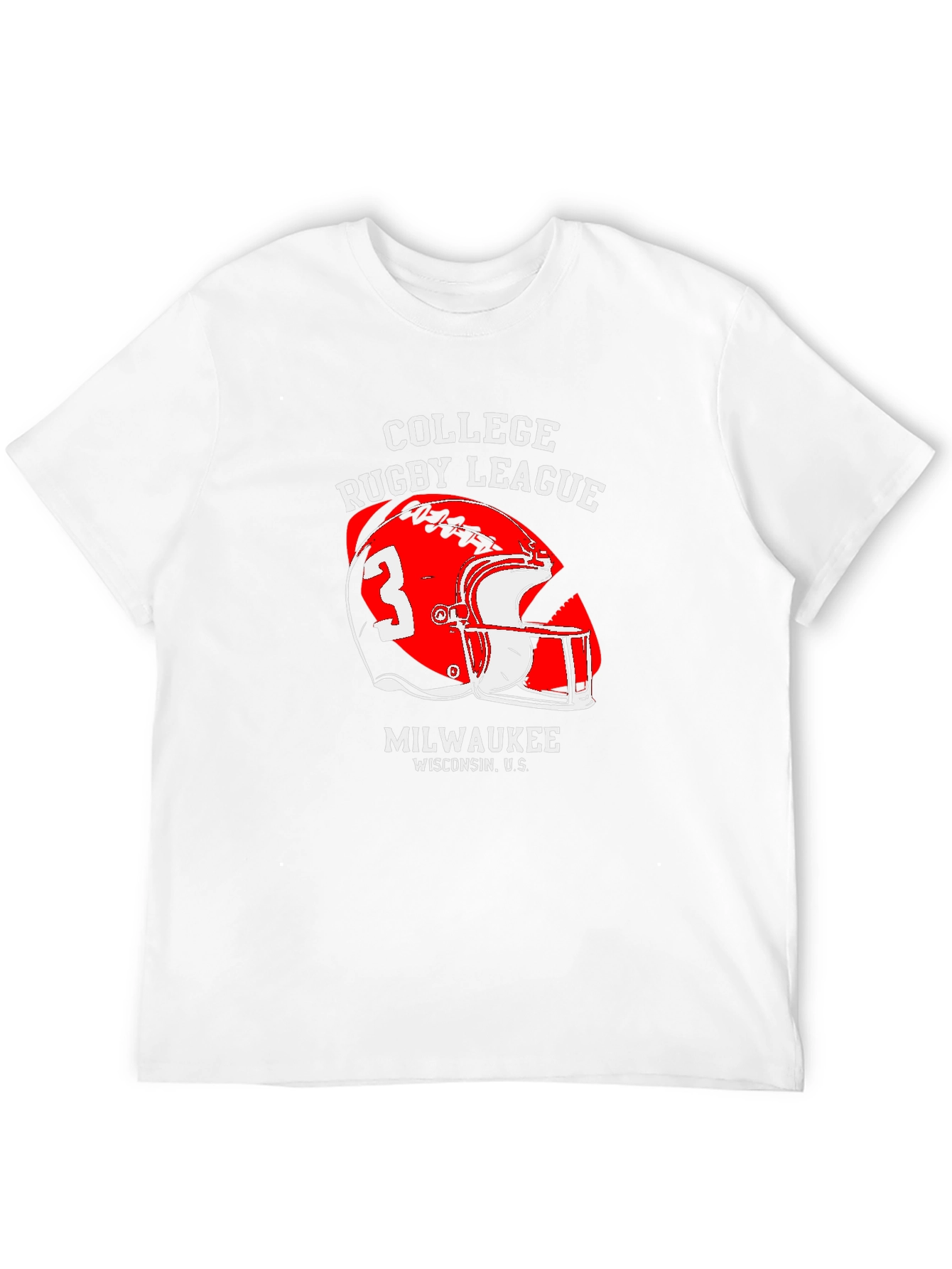 College Rugby League Graphic T-Shirt