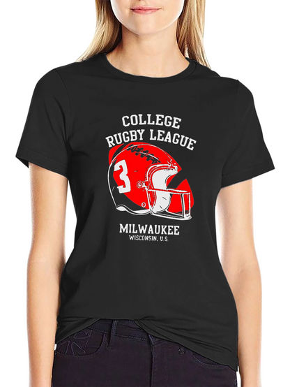 College Rugby League Graphic T-Shirt
