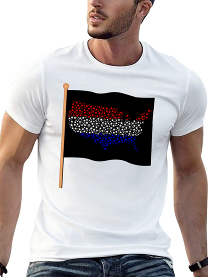 USA Flag Patriotic Star T-Shirt