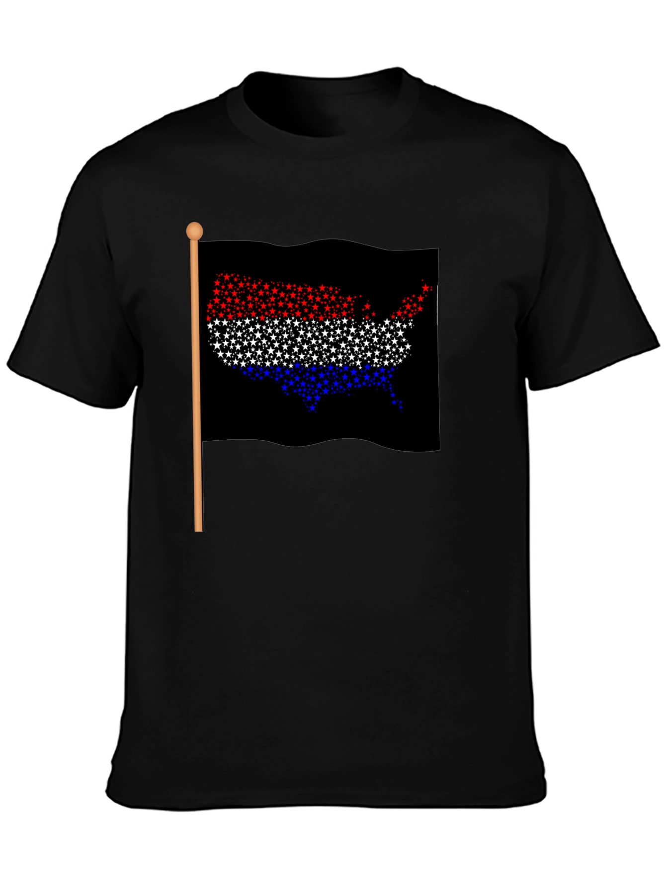 USA Flag Patriotic Star T-Shirt