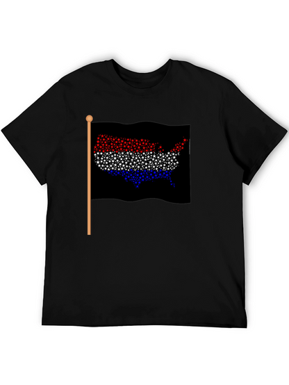 USA Flag Patriotic Star T-Shirt