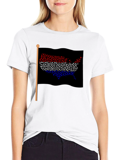 USA Flag Patriotic Star T-Shirt