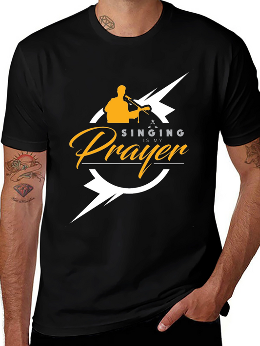 Singing is My Prayer Graphic Tee - Soft Cotton Blend