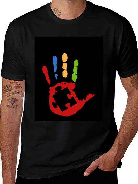 Autism Awareness Hand Print T-Shirt