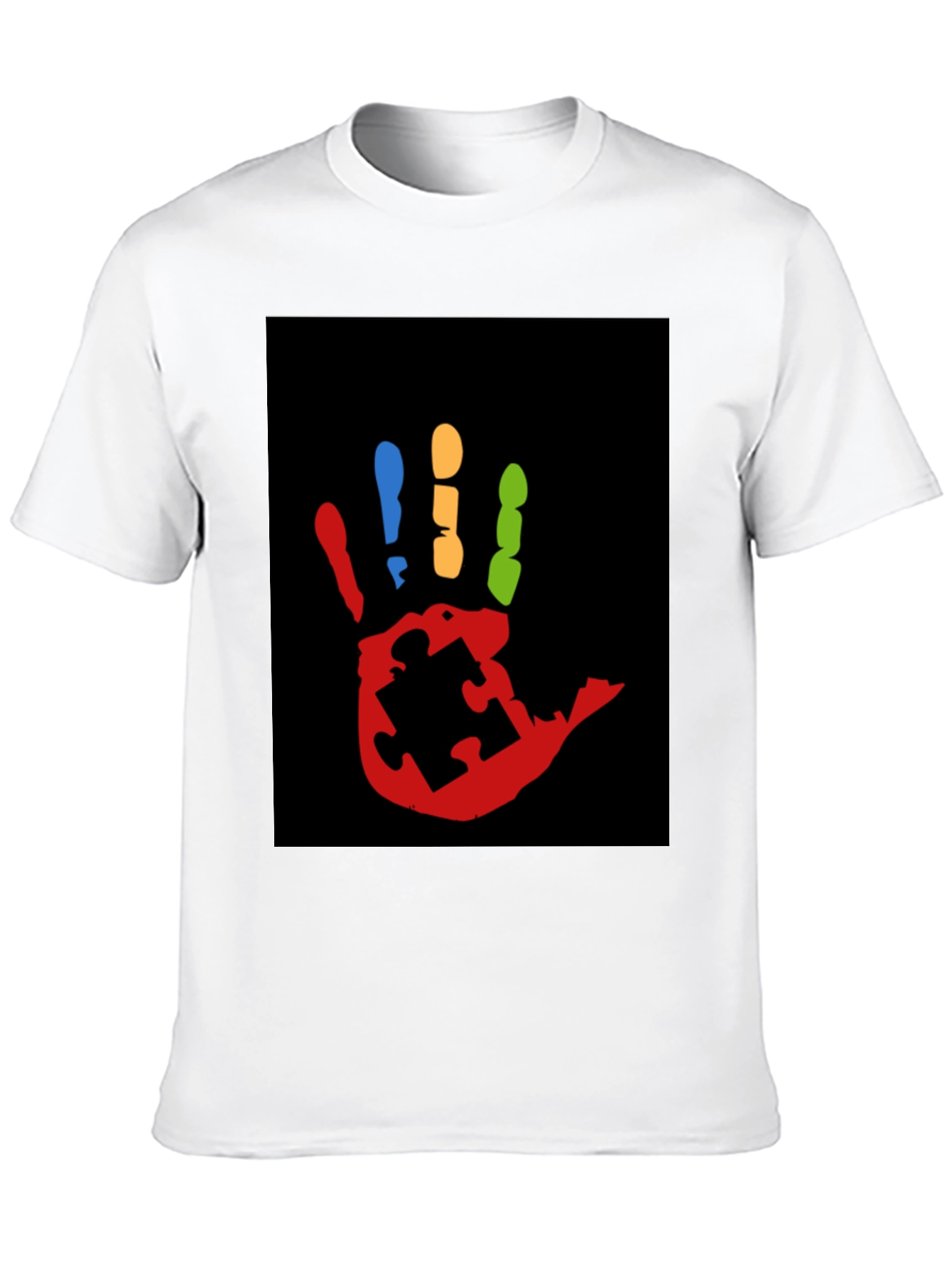 Autism Awareness Hand Print T-Shirt