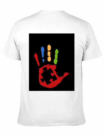 Autism Awareness Hand Print T-Shirt