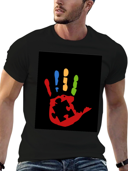 Autism Awareness Hand Print T-Shirt