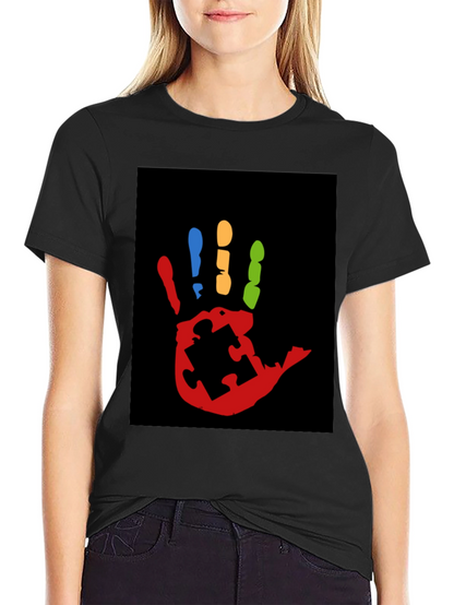 Autism Awareness Hand Print T-Shirt