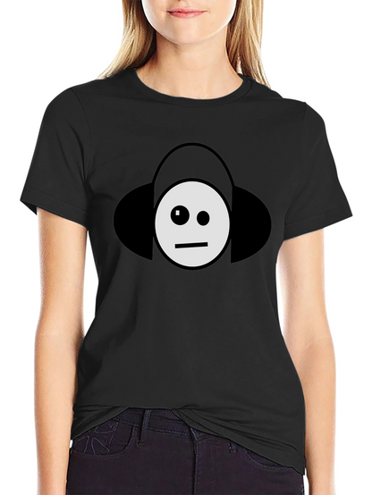 Cool DJ Emoji Black T-Shirt