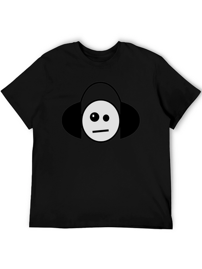 Cool DJ Emoji Black T-Shirt