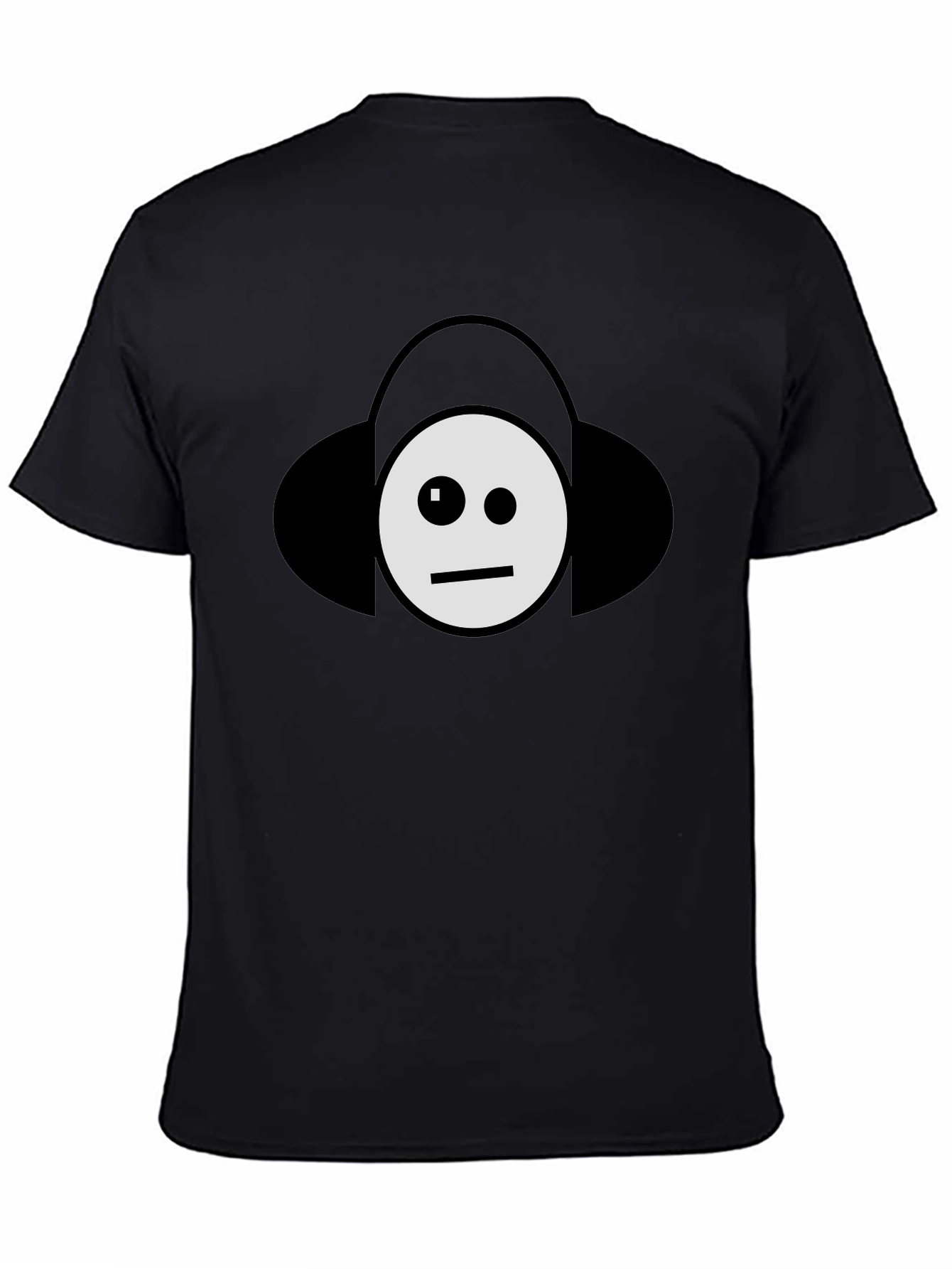 Cool DJ Emoji Black T-Shirt