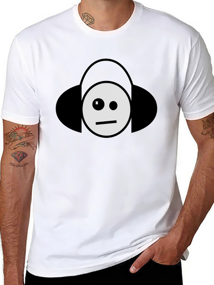 Cool DJ Emoji Black T-Shirt