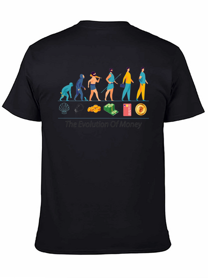 Evolution of Money T-Shirt - Crypto Bitcoin
