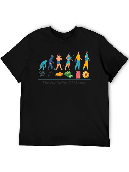 Evolution of Money T-Shirt - Crypto Bitcoin