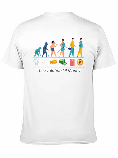 Evolution of Money T-Shirt - Crypto Bitcoin