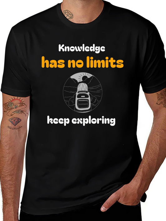 Knowledge Seeker T-Shirt - Explore Limits!
