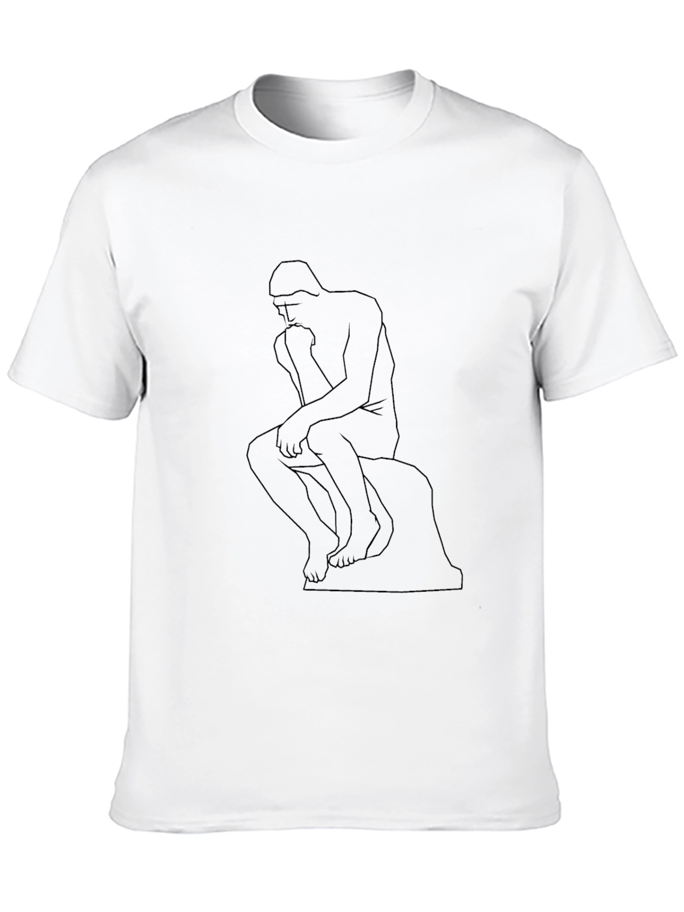 The Thinker Graphic Tee - Premium Comfort