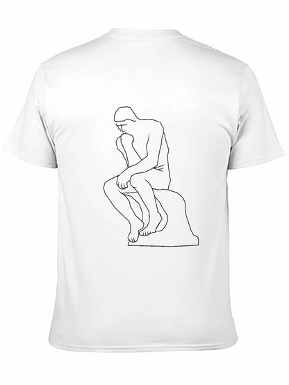 The Thinker Graphic Tee - Premium Comfort