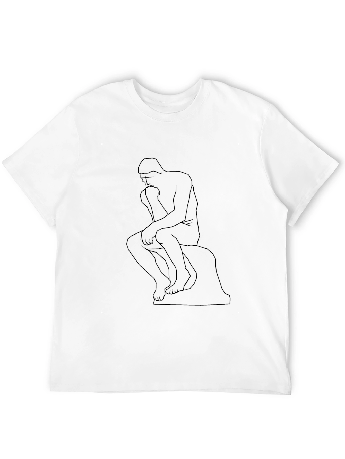 The Thinker Graphic Tee - Premium Comfort