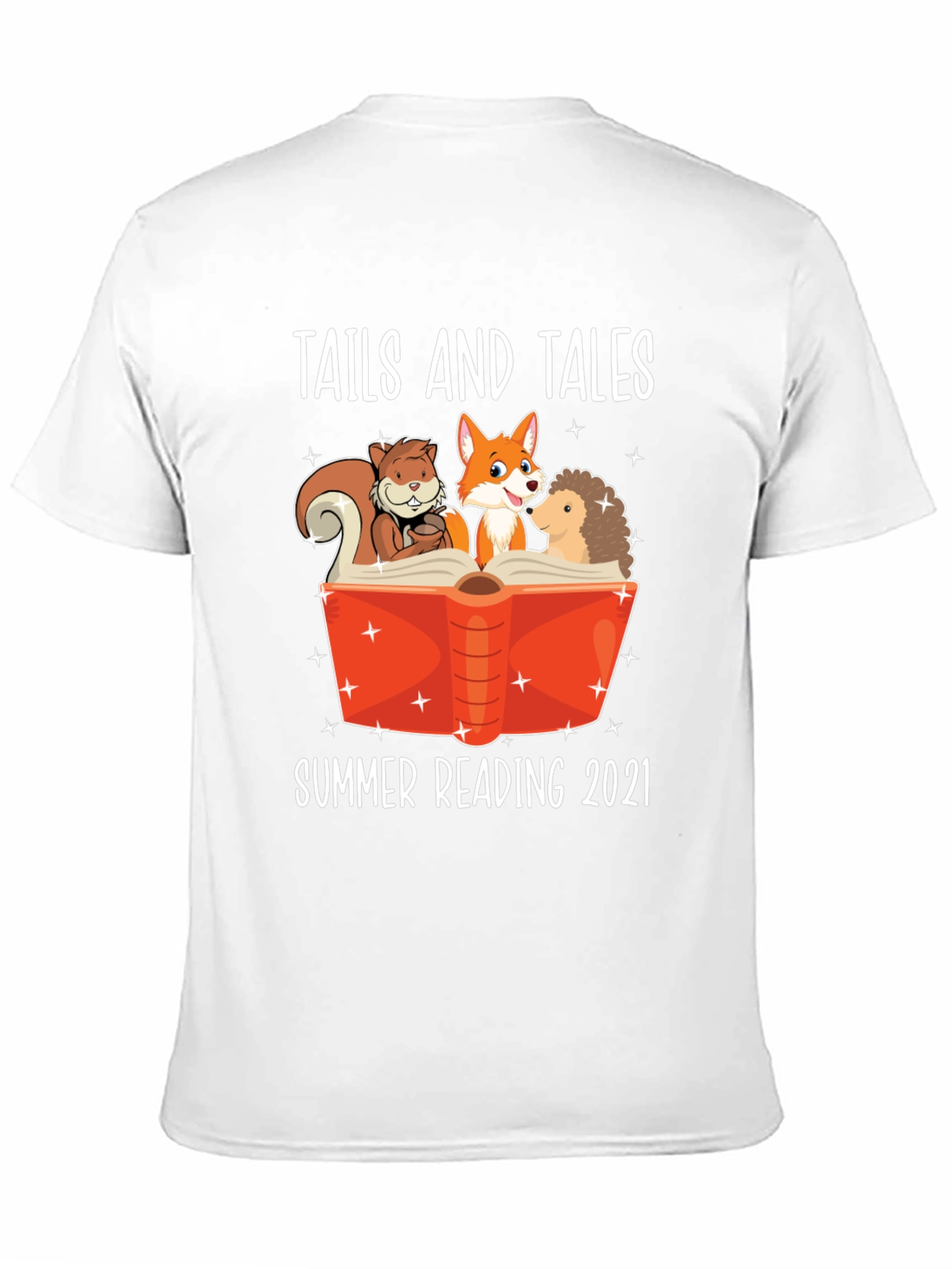 Tails and Tales Summer Reading 2021 T-Shirt