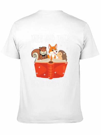 Tails and Tales Summer Reading 2021 T-Shirt