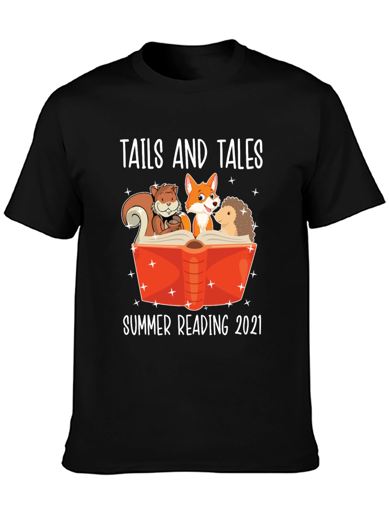 Tails and Tales Summer Reading 2021 T-Shirt
