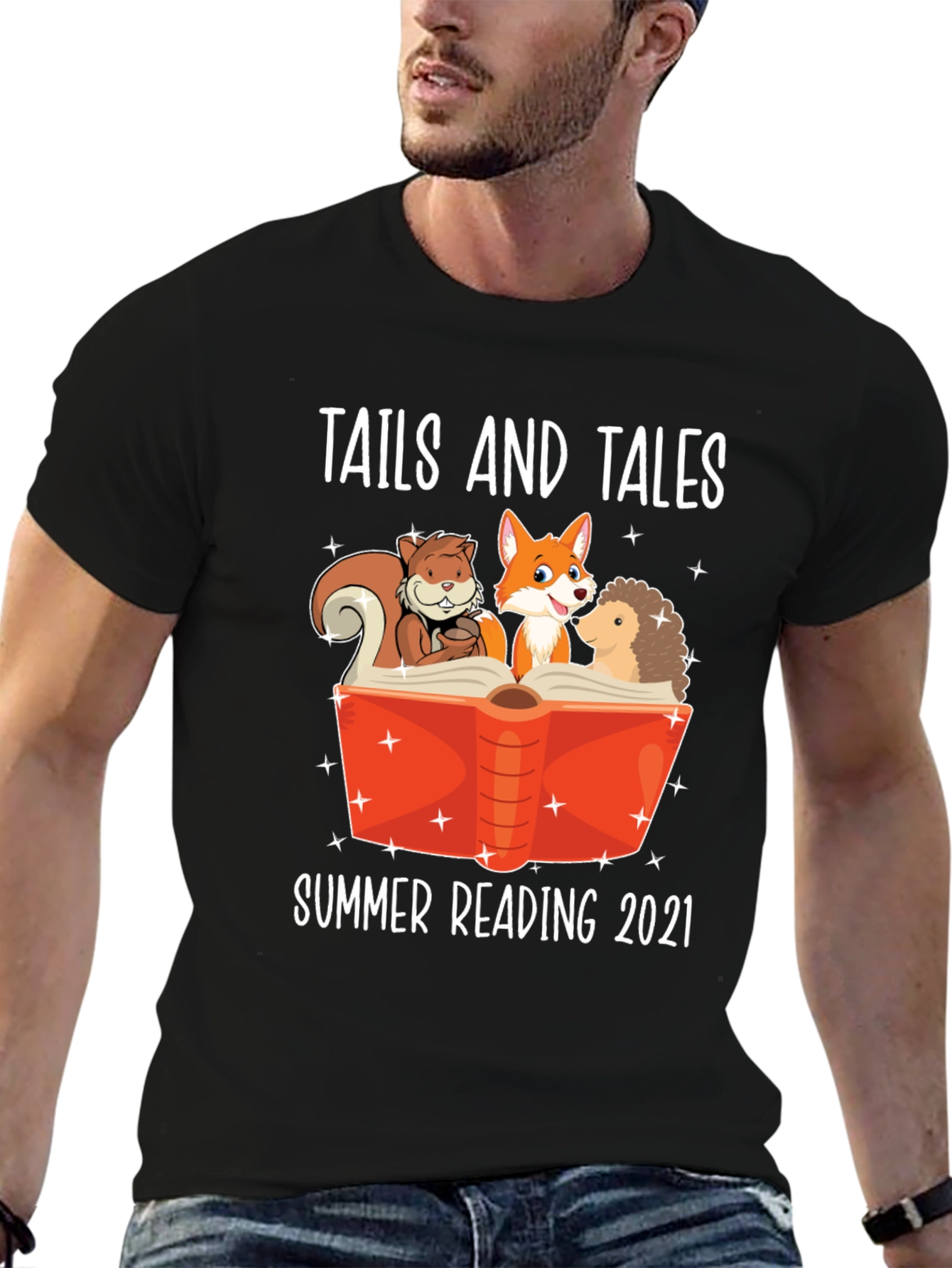 Tails and Tales Summer Reading 2021 T-Shirt